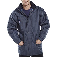 Beeswift Guardian Plain Jacket, Navy Blue, XL