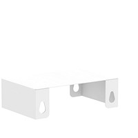 Air Back-to-Back Linking Bar, For 1800mm Desks, White