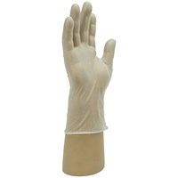 Handsafe GN65 Clear Vinyl Powder Free Examination Gloves, Size XL, Clear, Pack of 10