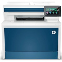 HP Color LaserJet Pro 4302fdn A4 4-in-1 Colour Laser Printer, White and Blue HP Color LaserJet Pro 4302fdn A4 4-in-1 Colour Laser Printer, White and Blue