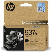 HP 937E EvoMore Ink Cartridge High Yield Black 4S6W9NE