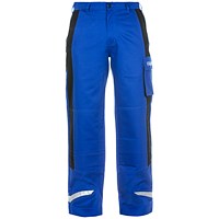 Hydrowear Malton Multi Venture Flame Retardant Anti-Static Trousers, Royal Blue & Black, 40