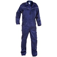 Hydrowear Maastricht Multi Cotton Flame Retardant Anti-Static Coverall, Navy Blue, 40