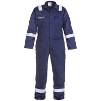 Hydrowear Mierlo Multi Cvc Flame Retardant Anti-Static Coverall, Navy Blue, 40