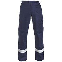 Hydrowear Meddo Multi Cvc Flame Retardant Anti-Static Trousers, Navy Blue, 32