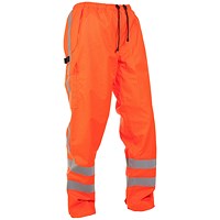 Hydrowear Miami Multi Simply No Sweat Flame Retardant Anti-Static Waterproof Trousers, Orange, Large