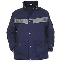 Hydrowear Kiel Simply No Sweat Waterproof Parka, Navy Blue, 3XL