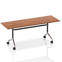 Impulse Rectangular Tilt Table, 1800mm Wide, Walnut
