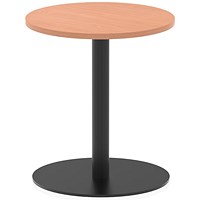 Italia Poseur Round Table, 600mm Wide, 720mm High, Beech