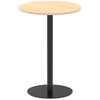 Italia Poseur Round Table, 800mm Wide, 1145mm High, Maple