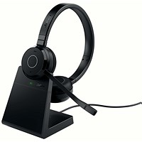 Jabra Evolve 65 TE USB-A UC Stereo with Charging Stand 6699-833-499