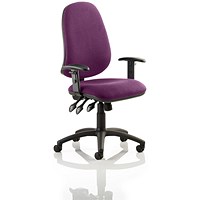 Eclipse Plus XL Operator Chair, Tansy Purple, With Height Adjustable Arms