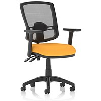 Eclipse Plus II Deluxe Mesh Back Operator Chair, Height Adjustable Arms, Senna Yellow