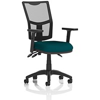 Eclipse Plus III Mesh Back Operator Chair, Height Adjustable Arms, Maringa Teal