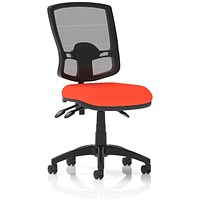 Eclipse Plus III Deluxe Mesh Back Operator Chair, Tabasco Orange