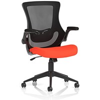 Orbit Mesh Back Operator Chair, Flip Up Arms, Tabasco Orange