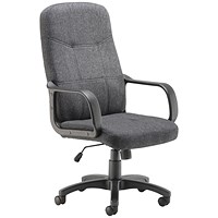 Arista Franca High Back Executive Chair, Charcoal