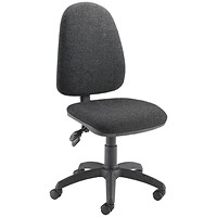 Jemini Sheaf High Back Tilt Operator Chair, Charcoal