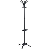 Astin Coat Stand, FE Steel, Black