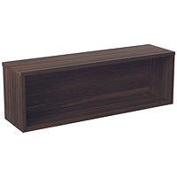 Jemini Reception Modular Straight Riser Unit, 1200x315x400mm, Walnut