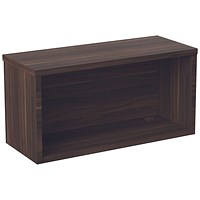 Jemini Reception Modular Straight Riser Unit, 800x315x400mm, Walnut