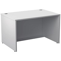 Jemini Reception Modular Straight Desk Unit, 1200x800x740mm, White