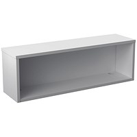 Jemini Reception Modular Straight Riser Unit, 1200x315x400mm, White