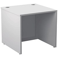 Jemini Reception Modular Straight Unit, 800x800x740mm, White