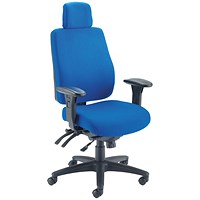 Avior Elbrus High Back Operator Chair, Blue