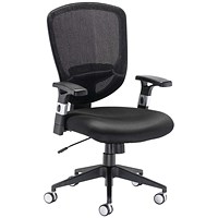 Arista Tern High Back Chair, Black