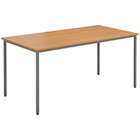 Jemini Rectangular Table, 1200x800x730mm, Beech