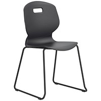 Titan Arc Skid Base Chair, Size 6, Anthracite