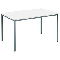 Serrion Rectangular Table, 1200mm, White