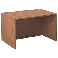 Jemini Reception Modular Straight Desk Unit, 1200x800x740mm, Oak