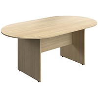 Serrion Boardroom Table, 1800mm, Oak