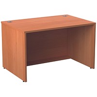 Jemini Reception Modular Straight Desk Unit, 1200x800x740mm, Beech