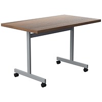 Jemini Rectangular Tilt Table, 1200x700mm, Walnut