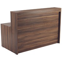 Jemini Reception Unit, 1400x800x740mm, Walnut