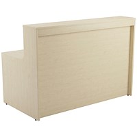 Jemini Reception Unit with Extension, 1400x800x740mm, Maple