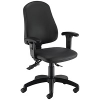 First Calypso Operator Chair, Polyurethane, Black