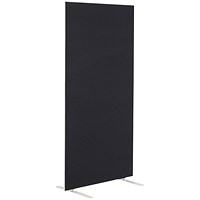 Jemini Floor Standing Screen, 1200x1800mm, Black