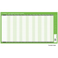Q-Connect Holiday Planner, Unmounted, 754x410mm, 2025