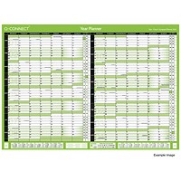 Q-Connect 16 Month Planner, Unmounted, A2, January 2025-April 2026