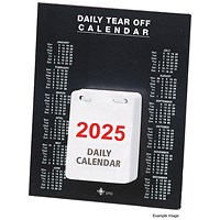 Daily Tear Off 2025 Desk Calendar, 150x185mm