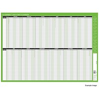 Q-Connect Staff Planner, Unmounted, 855x610mm, 2025
