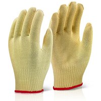 Beeswift Medium Weight Reinforced Gloves, Yellow, Medium