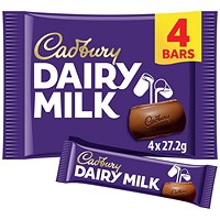 Cadbury Dairy Milk, 4x27.2g, Pack of 14