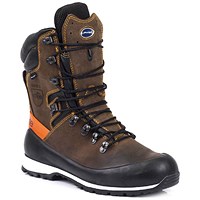 Lavoro Elite Forestry Chainsaw Boots, Brown, 8