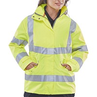 Beeswift Ladies Executive Hi-Viz Jacket, Saturn Yellow, Large