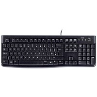 Logitech K120 Keyboard, Wired, Black